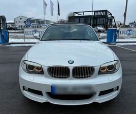 BMW SERIE 1 CABRIO 118 BMW 118D CABRIO IN PERLMUTTWEIß-TÜV-M-PAKET-NAVI-BI-XENON-LEDER-