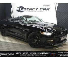 FORD MUSTANG CABRIOLET CONVERTIBLE 5.0 V8 421 - PACK PREMIUM - FULL BLACK
