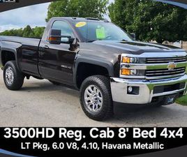 2018 CHEVY SILVERADO 3500HD LT REGULAR CAB LONG BOX 4X4