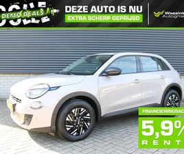 FIAT 600 DEMO DEAL URBAN HYBRID TURBO CHARGED 100PK AUTOMAAT I CAMERA I CRUISE CONTROL I APPLE CARPLAY/ANDROID AUTO I PARKEERSENSOREN