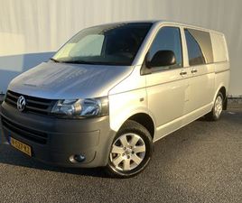 VOLKSWAGEN TRANSPORTER 2.0 L1H2 BENZINE AIRCO NAVI DUB SCHUIFDEUREN LEER PAKEER SENSOREN ALU VELG EURO 5 MARGE GEEN BTW LPG/BENZINE