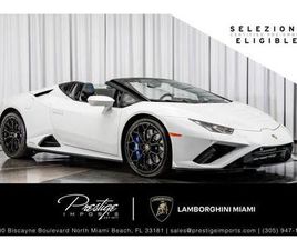USED 2022 LAMBORGHINI HURACAN EVO SPYDER RWD