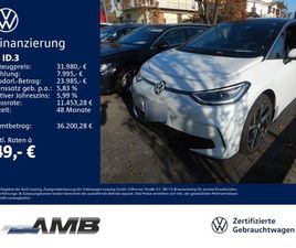 VOLKSWAGEN ID.3 ID.3 PRO MATRIX/NAVI/SITZHZG/RFKAMERA/WÄRMEPUMPE