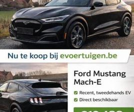 ② FORD MUSTANG MACH-E | 75,7 KWH | 296PK | MET GARANTIE — FORD — 2EMEMAIN