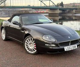 2002 02 MASERATI SPYDER 4.2 GT CONVERTIBLE 2DR PETROL MANUAL (430 G/KM, 390 BHP)