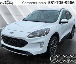 FORD ESCAPE PLUG-IN HYBRID 2021 HYBRIDE* SEL* GPS* CUIR* VOLANT CHAUFFANT* BIZONE*