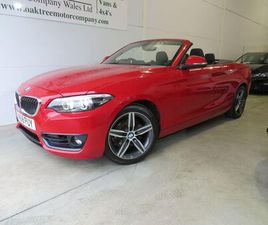 BMW SERIE 2 CABRIOLET 218 2018 BMW 2 SERIES 1.5 218I SPORT (136BHP) CONVERTIBLE 2D AUTO