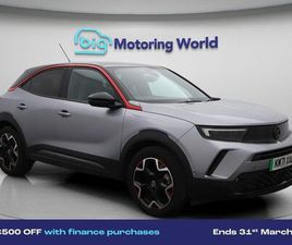 VAUXHALL MOKKA 50KWH SRI NAV PREMIUM SUV 5DR ELECTRIC AUTO (136 PS)