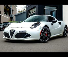 ALFA ROMEO 4C COUPE – LAUNCH EDITION – 1 OF 500 - BIANCO TRISTRATO OPACO