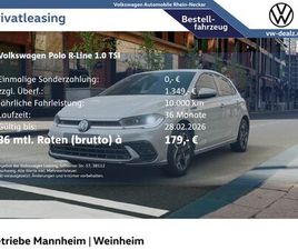 VOLKSWAGEN POLO R-LINE 1.0 TSI KLIMA SITZHEIZUNG LED DAB