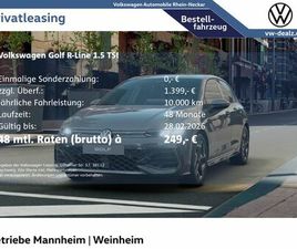 VOLKSWAGEN GOLF R-LINE 1.5 TSI KLIMA DAB ACC LED ALU 17