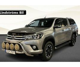 TOYOTA HILUX DOUBLE CABINE TOYOTA HILUX DUBBELHYTT D-CAB 2.4 PREMIUM S & V-HJUL