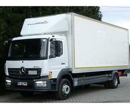 MERCEDES ATEGO 1621 TYLKO 252 TYS.KM UDOKUMENTOWANE, KONTENER Z WINDĄ GÓRA KALWARIA