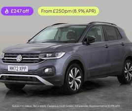 2022 VOLKSWAGEN T-CROSS 1.0 TSI 110 BLACK EDITION 5DR DSG HATCHBACK PETROL AUTOMATIC