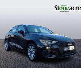 AUDI A3 SPORTBACK 30 TFSI AUDI A3 1.0 TFSI 30 TECHNIK SPORTBACK 5DR PETROL S TRONIC EURO 6 (START/STOP) (110 PS) PETROL AUTOMATIC