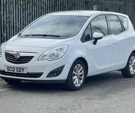 VAUXHALL MERIVA 2012 VAUXHALL MERIVA 1.4 16V ACTIVE EURO 5 5DR MPV PETROL MANUAL