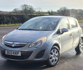 VAUXHALL CORSA 2013 VAUXHALL CORSA 1.2 CORSA EXCLUSIVE AC CDTI ECOFLEX S/S 93 5DR HATCHBACK DIESEL MANUAL