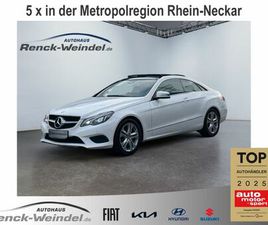 MERCEDES-BENZ E 200 COUPE NAVI KLIMAAUTOM LED EL. PANODACH PDC