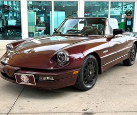 ALFA ROMEO SPIDER DUETTO 1986 ALFA ROMEO SPIDER VELOCE 2DR CONVERTIBLE