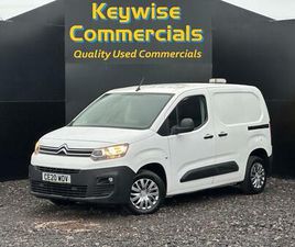 2020 CITROEN BERLINGO 1.5 BLUEHDI 650 ENTERPRISE M SWB EURO 6 (START/STOP) 5DR PANEL VAN DIESEL MANUAL