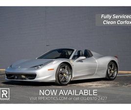 2013 FERRARI 458 SPIDER