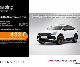 AUDI Q4 SPORTBACK 45 E-TRON S-LINE 0,25%*PANO*HUD*360