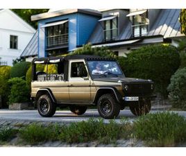 MERCEDES PUCH 230 GE RESTAURIERT GELBOLIV MATT G KLASSE CABRIO