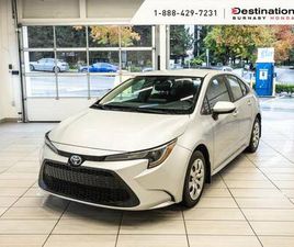 2022 TOYOTA COROLLA LE CVT - GREAT COMMUTER CAR!