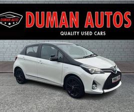 TOYOTA YARIS 2016 TOYOTA YARIS 1.5 HYBRID DESIGN 5DR CVT HATCHBACK PETROL/ELECTRIC AUTOMATIC