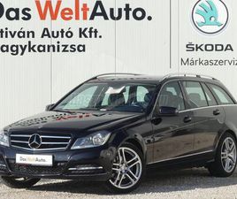 MERCEDES-BENZ C 220 T CDI BLUEEFFICIENCY AVANTGARDE (AUTOMATA) 233E.KM! VÉGIG MERCEDES MÁRKASZERVIZBEN VEZETETT SZERVIZKÖNYVES!