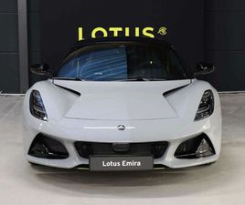 LOTUS EMIRA V6 SE RACING LINE - ZINC GRIJS - ZWART ALCANTARA