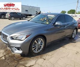 INFINITI Q50 LUXE 2021, OD UBEZPIECZALNI 3.0 BENZYNA 300KM