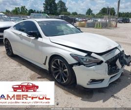 INFINITI Q60 LUXE 2022, OD UBEZPIECZALNI 3.0 BENZYNA 300KM