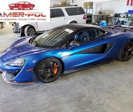 MCLAREN 570S COUPE AUTOMOTIVE 2016 3.8L 3.8 BENZYNA 562KM