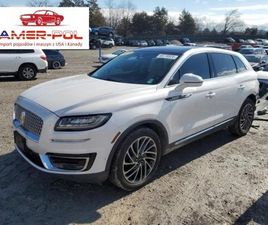 LINCOLN INNY LINCOLN NAUTILUS RESERVE FWD, OD UBEZPIECZALNI 2.0 BENZYNA