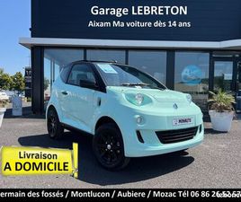 LLD 106 EUROS / MOIS AIXAM E-MINAUTO CHIC 100% ÉLECTRIQUE VOITURE SANS PERMIS DISPONIBLE CHEZ LEBRETON MONTLUCON