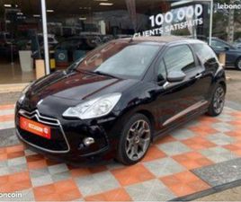 CITROËN DS3 CABRIOLET SPORT CHIC 1.6 THP 155CV SOUS GARANTIE