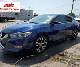 NISSAN MAXIMA NISSAN MAXIMA MAXIMA 3.5S 2018, OD UBEZPIECZALNI 3.5 BENZYNA 300KM