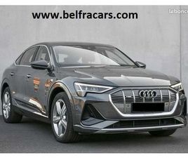 AUDI E-TRON SPORTBACK 50 QUATTRO 313CH S LINE CUIRCHAUF/CAM360/REGVIT/PARKSENSOR/1MAIN/GAR12MOIS