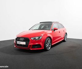 AUDI S3 300 CV QUATTRO STRONIC TOIT PANO GPS FULL LED VIRTUAL COCKPIT CAMERA CUIR PERFORMANCE ACC PAS DE MALUS