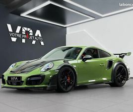 PORSCHE 911 TURBO S TECHART GT STREET RS 991.2 • 770 CH PDK BURMESTER APPLE CARPLAY FULL CARBONE ...