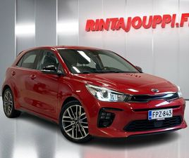 KIA RIO 1,0 T-GDI ISG 120HV GT-LINE DCT ECODYNAMICS - 6 KK KOROTONTA JA KULUTONTA MAKSUAIKAA! - SPORTTINEN GT-LINE RIO!! SUOMI-AUTO!! // AUTOMAATTINEN ILMASTOIN