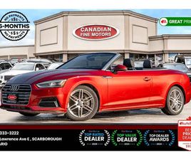 AUDI A5 CABRIOLET 2018 AUDI A5 TECHNIK CONVERTIBLE