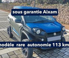 AIXAM MEGA VOITURE SANS PERMIS ÉLECTRIQUE AIXAM MEGA E-SCOUTY S/GARANTIE CONSTRUCTEUR, MODÈLE GRANDE AUTONOMIE, LUXE