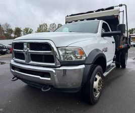 2018 DODGE RAM 5500 CHASSIS CAB TRADESMAN DUMP TRUCK 4X4 – CUMMINS