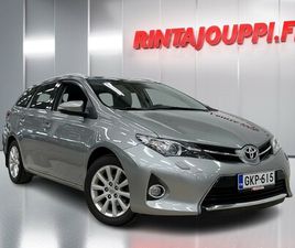TOYOTA AURIS TOURING SPORTS 1,6 VALVEMATIC ACTIVE - 6 KK KOROTONTA JA KULUTONTA MAKSUAIKAA! - SUOMI-AUTO, RUOSTESUOJATTU 2024, PERUUTUSKAMERA, NAVI - J. AUTOTUR