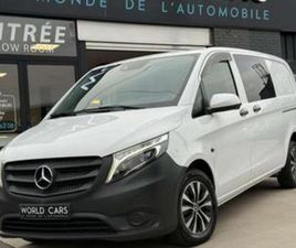 MERCEDES VITO ② MERCEDES-BENZ VITO DOUBLE CABINE 5PLACES UTILITAIRE TVAC — CAMIONNETTES & UTILITAIRES — 2EMEMAIN