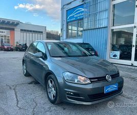 VW GOLF 7 1.4 TGI SOLO RIVENDITORI 2015