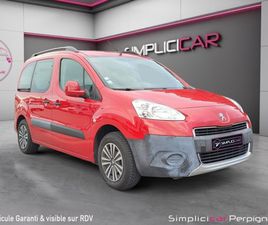 PEUGEOT PARTNER TEPEE 1.6 E-HDI FAP 90CH ETG6 ACTIVE TPMR - RAMPE MANUELLE - CLIMATISATION - RÉGULATEUR - GARANTIE 12 MOIS...