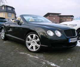 BENTLEY CONTINENTAL GTC BENTLEY CONTINENTAL GTC 6.0 W12 NAVI LEDER XENON WINDSCH